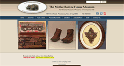 Desktop Screenshot of metlarbodinehousemuseum.org